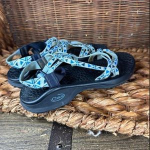 Chaco Women's Geometric Blue Sandals